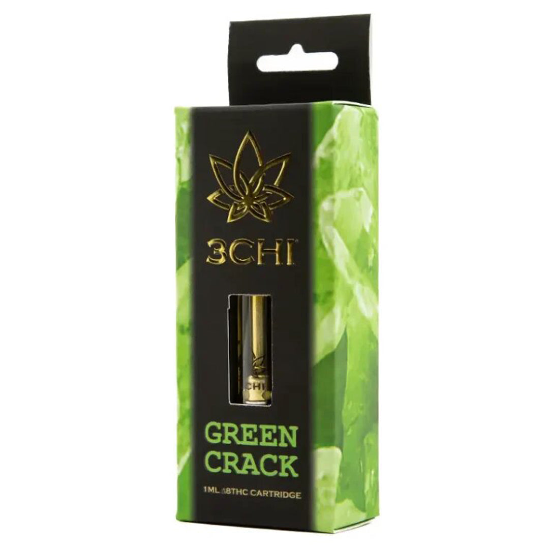 3Chi Delta 8 Vape Cartridge | 1g - Green Crack