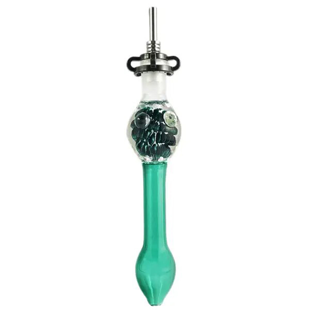 6" Colored I/O Glass Nectar Collector Set