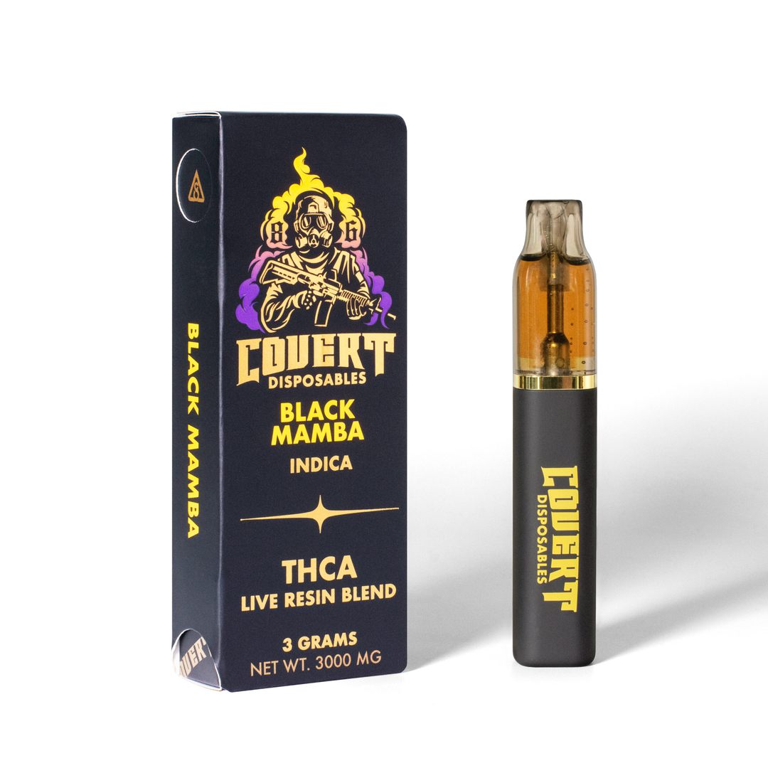 Covert THC-A Live Resin Disposable Vape | 3g
