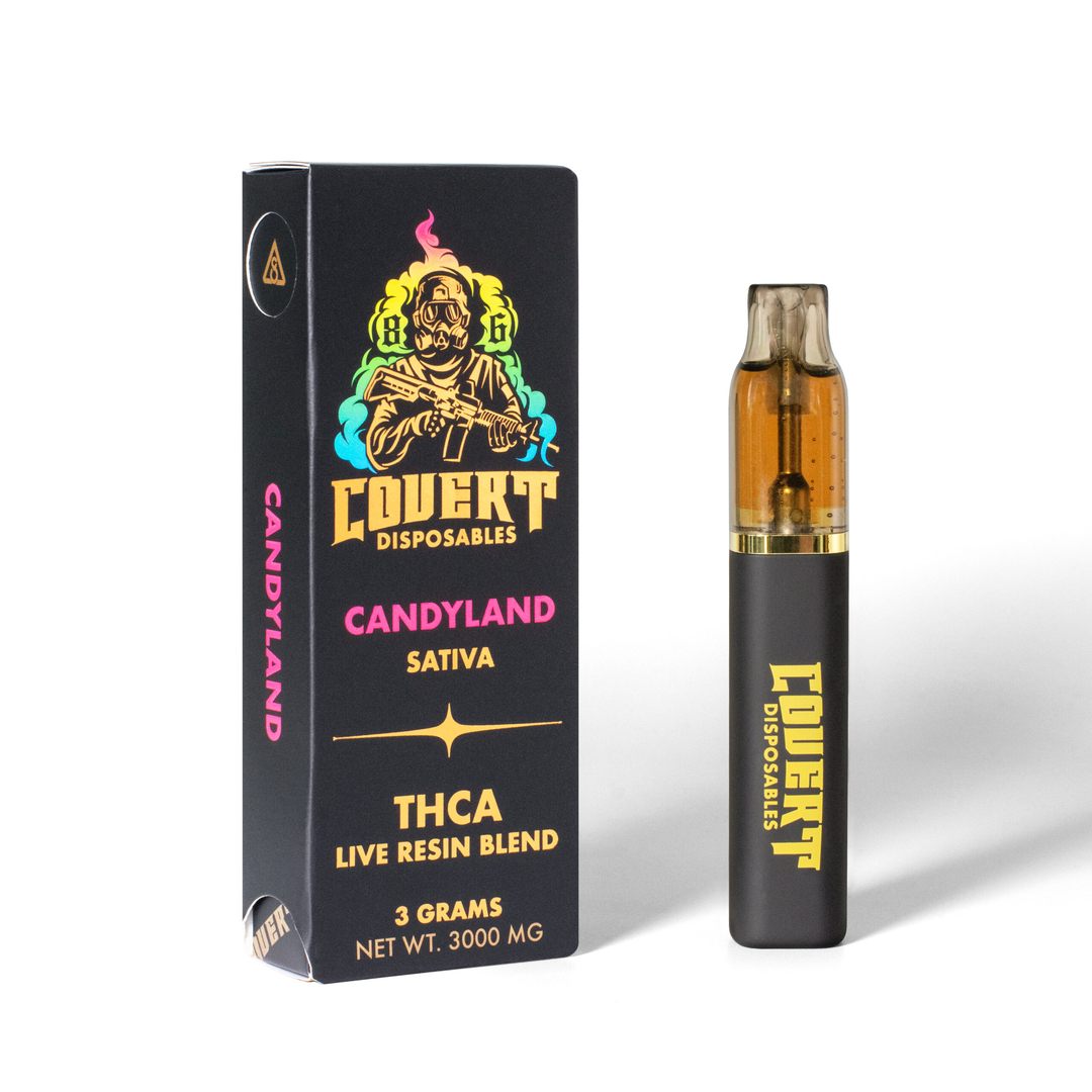 Covert THC-A Live Resin Disposable Vape | 3g