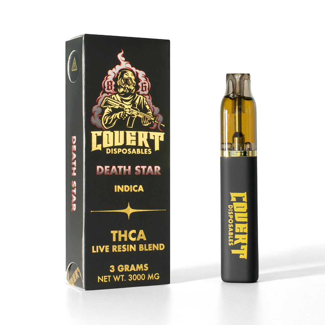 Covert THC-A Live Resin Disposable Vape | 3g