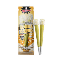 Load image into Gallery viewer, Delta Munchies Double Doinks THC-A Pre-Rolls | 2pk - Champagne Slushie
