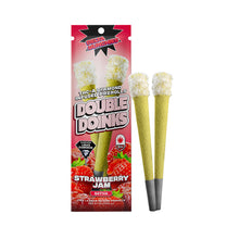 Load image into Gallery viewer, Delta Munchies Double Doinks THC-A Pre-Rolls | 2pk - Strawberry Jam
