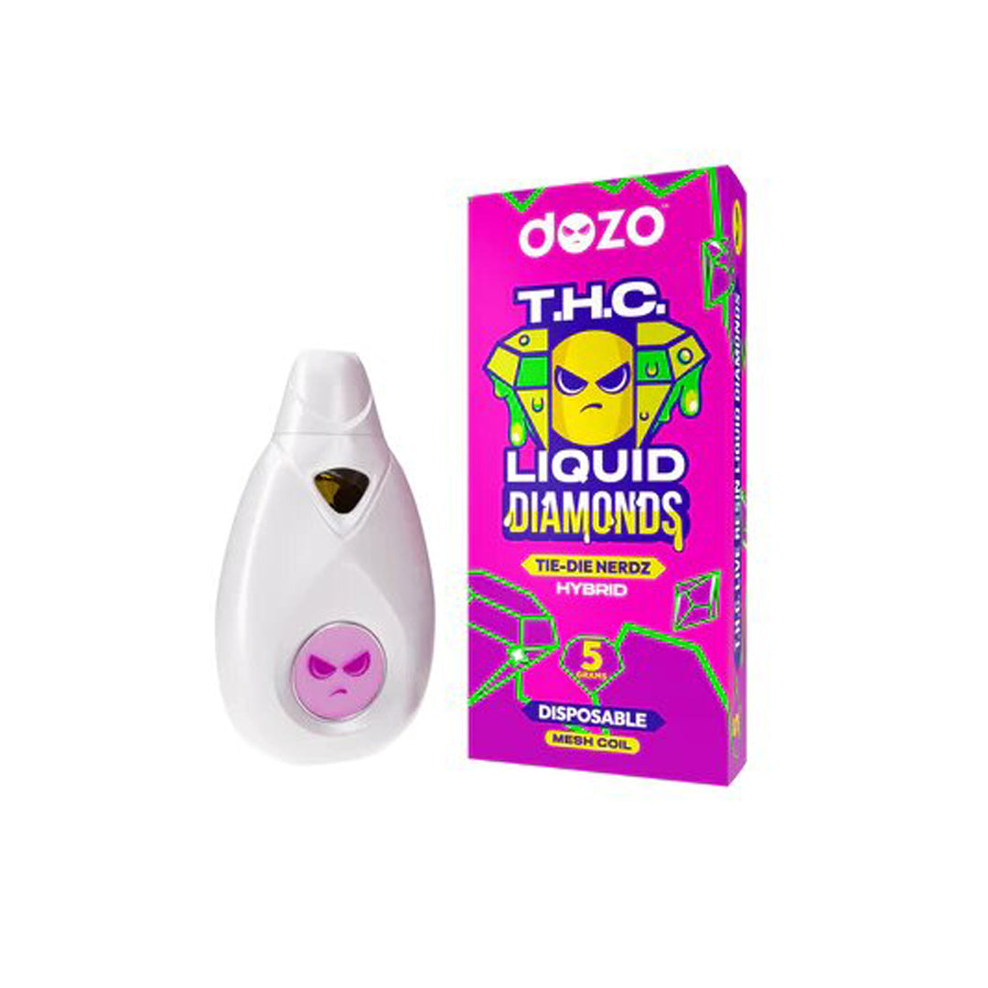 Dozo THC-A Liquid Diamonds Disposable Vape | 5g - Tie-Die Nerdz