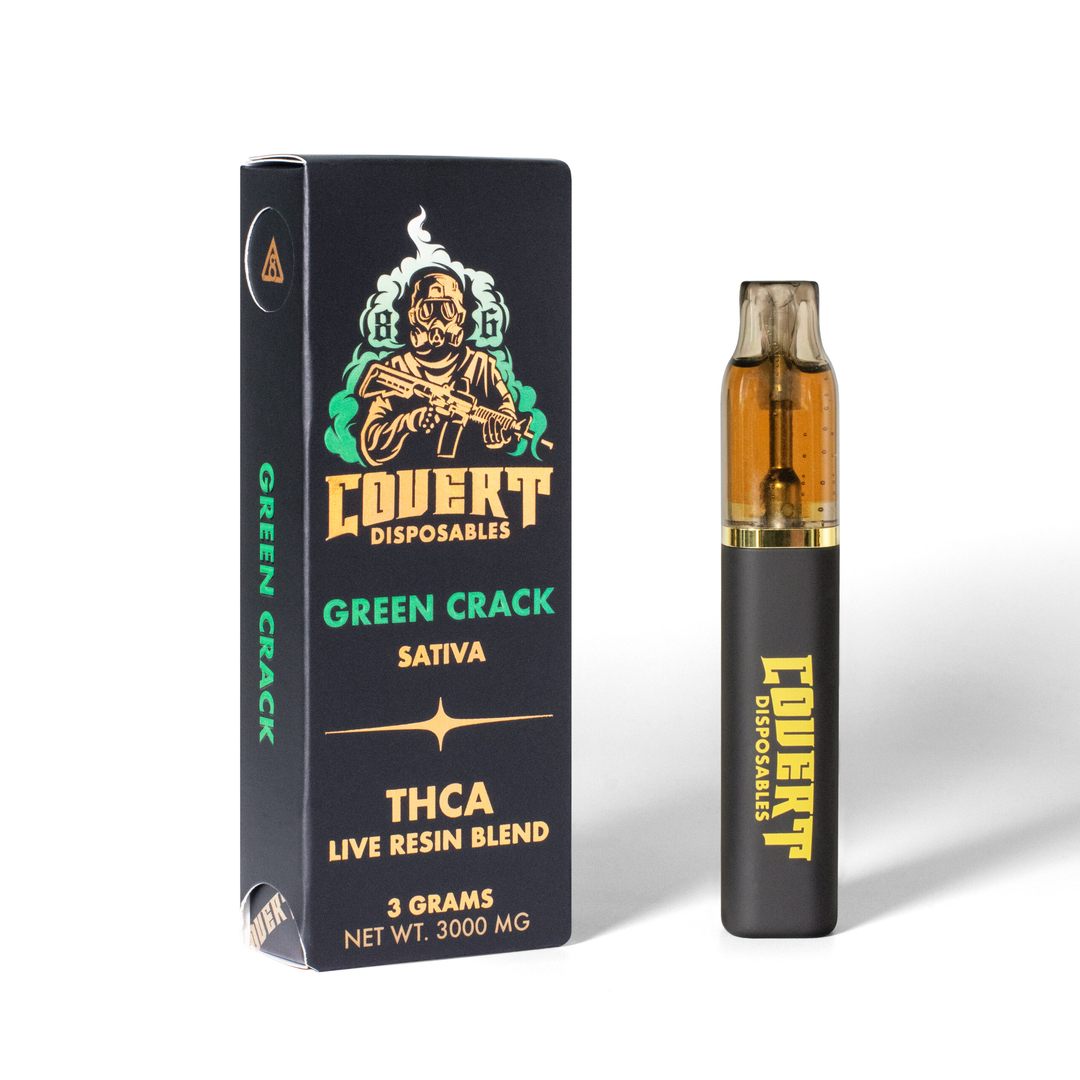 Covert THC-A Live Resin Disposable Vape | 3g