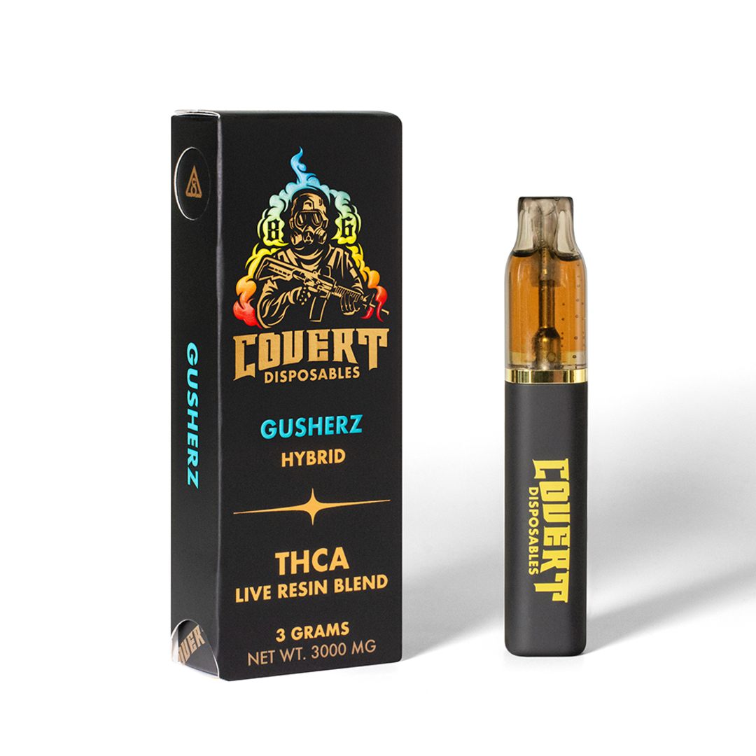 Covert THC-A Live Resin Disposable Vape | 3g