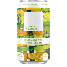 Load image into Gallery viewer, Green Canvas CBD Tea | 10mg - Lemonade
