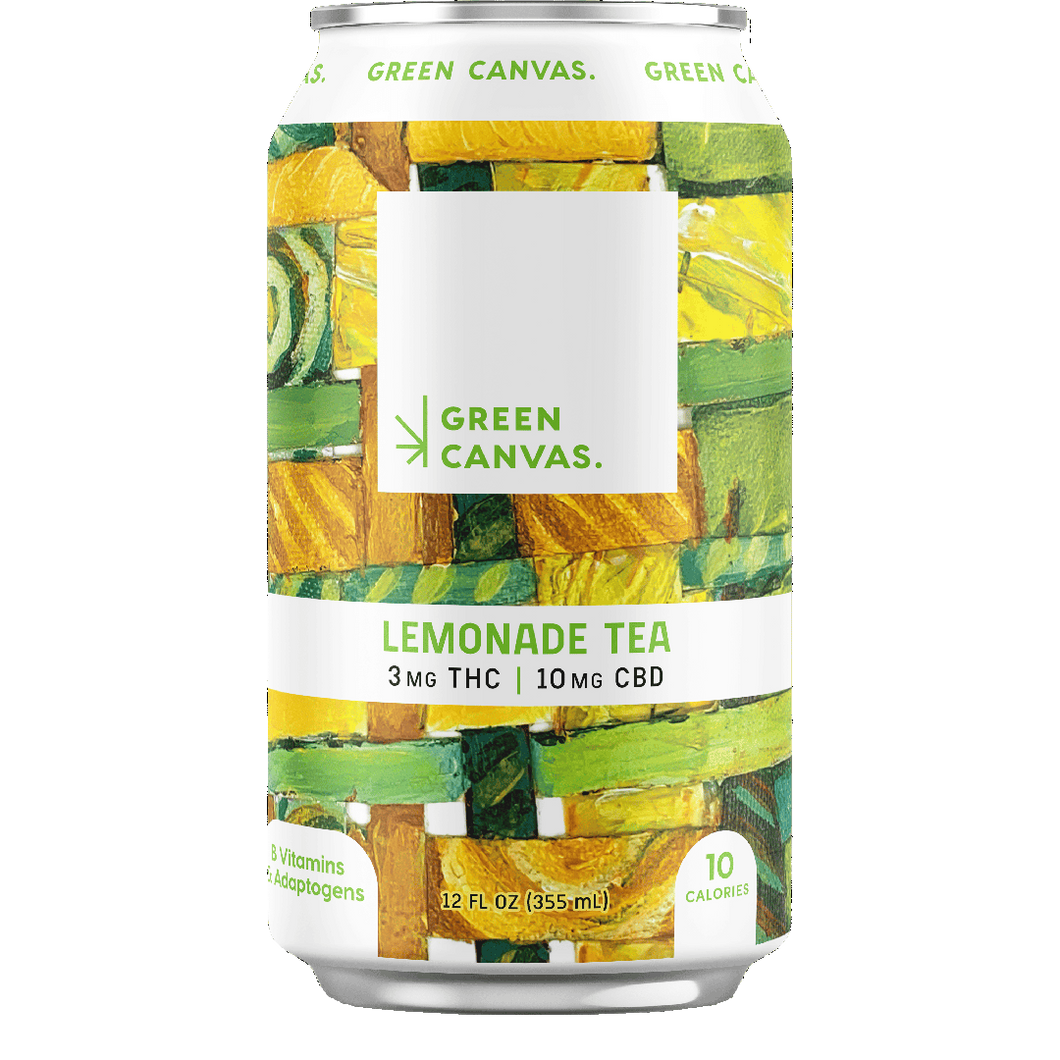 Green Canvas CBD Tea | 10mg - Lemonade