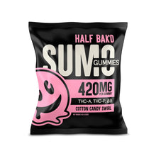 Load image into Gallery viewer, Half Bak&#39;d Sumo Gummies | 2ct - Cotton Candy Swirl
