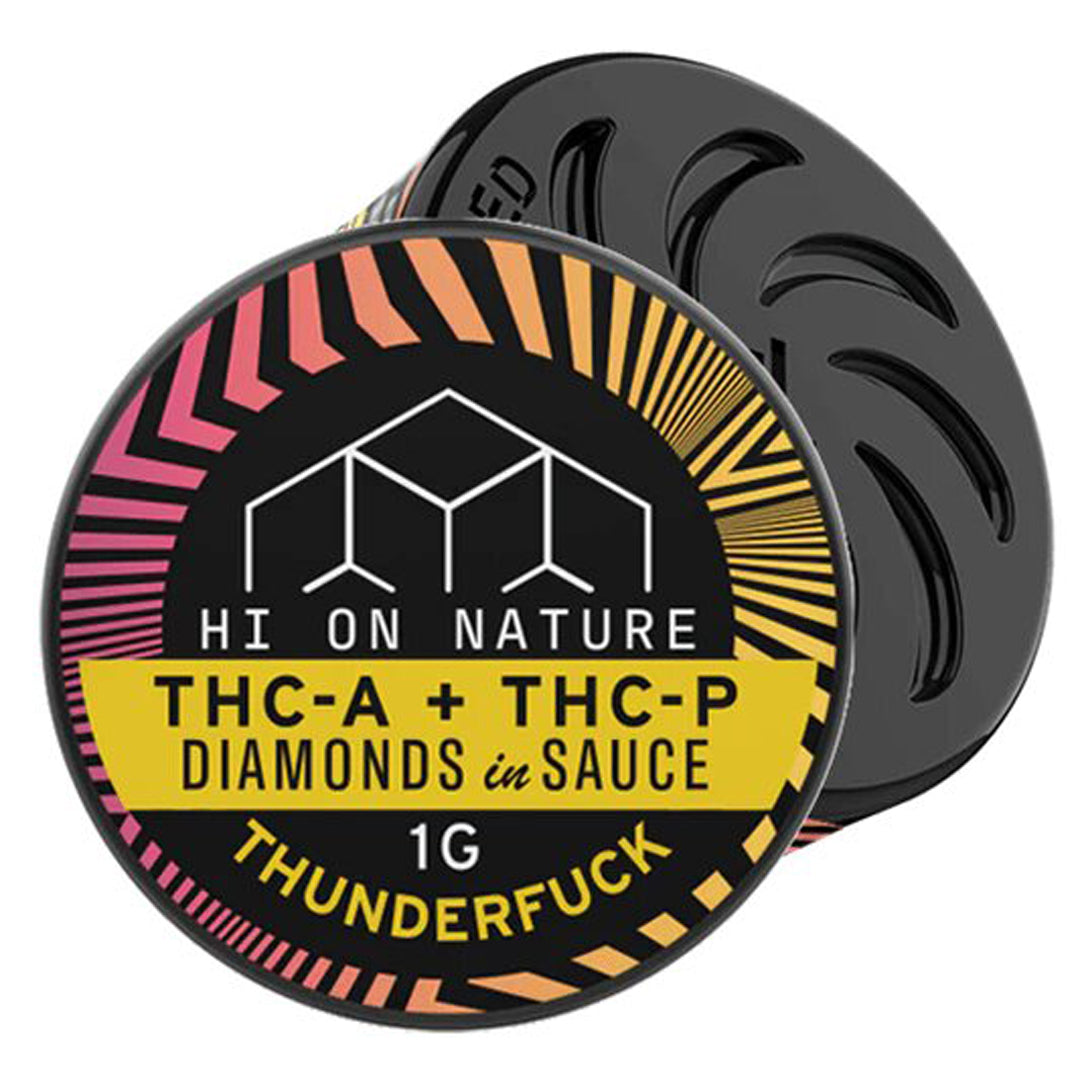 Hi On Nature THC-A + THC-P Dab Diamonds | 1g - Thunderfuck