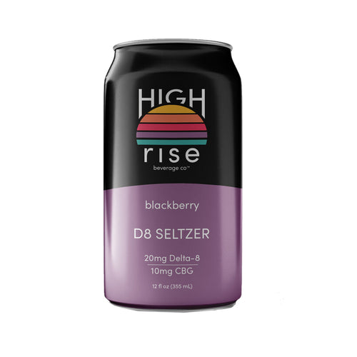 High Rise Delta 8 Seltzer | 20mg - Blackberry