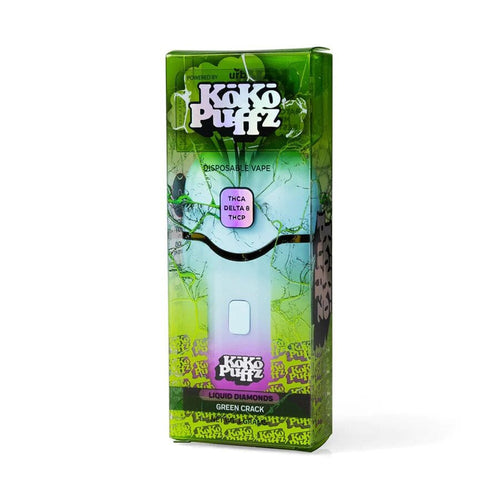 Koko Puffz THC-A Diamond Disposable Vape | 3g - Green Crack