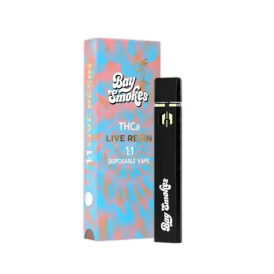 Bay Smokes 1:1 THC-A Live Resin Disposable Vape | 1g