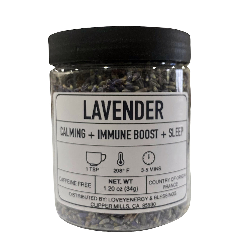 Loveyenergy Lavender Tea Jar
