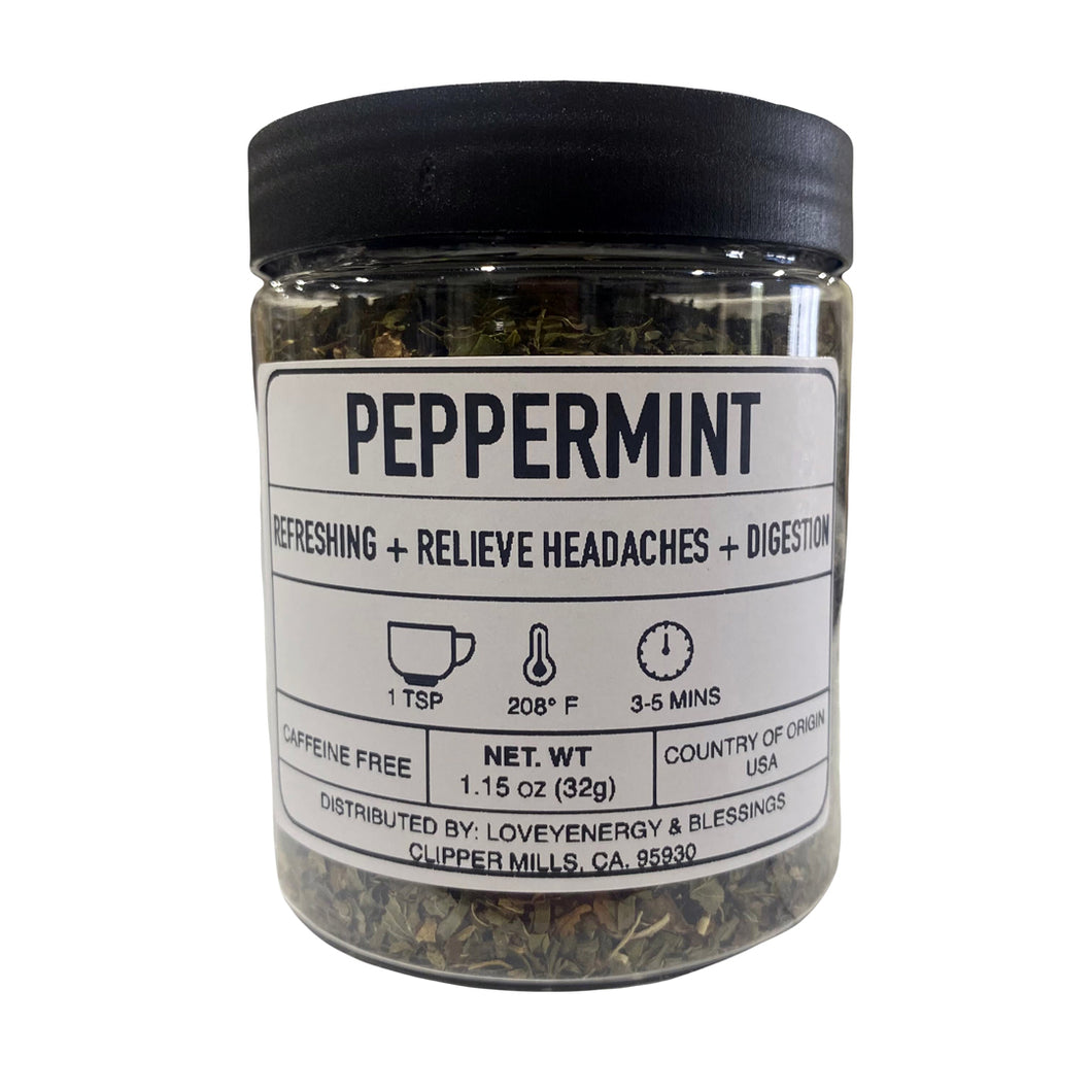 Loveyenergy Peppermint Tea Jar