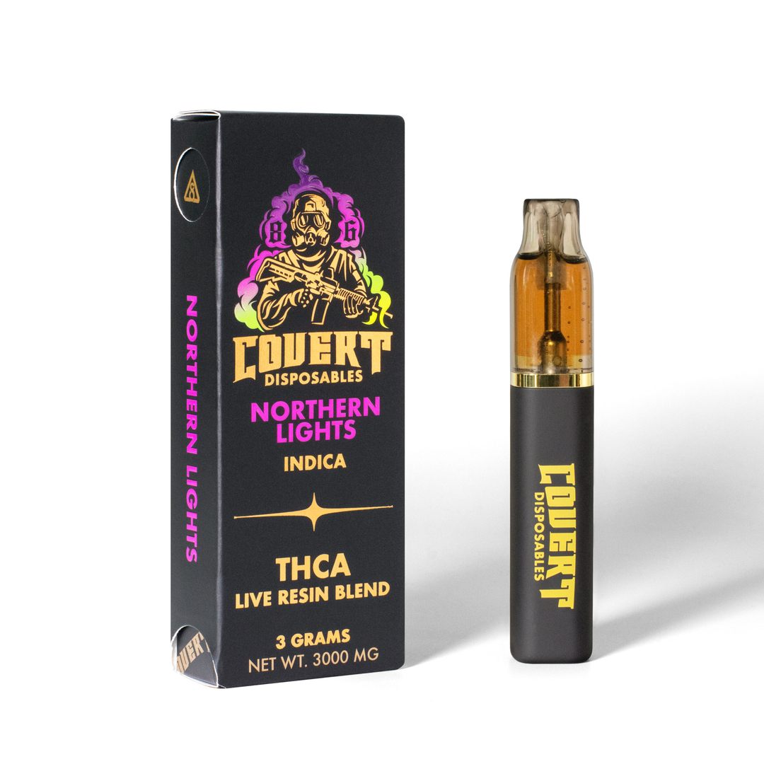 Covert THC-A Live Resin Disposable Vape | 3g