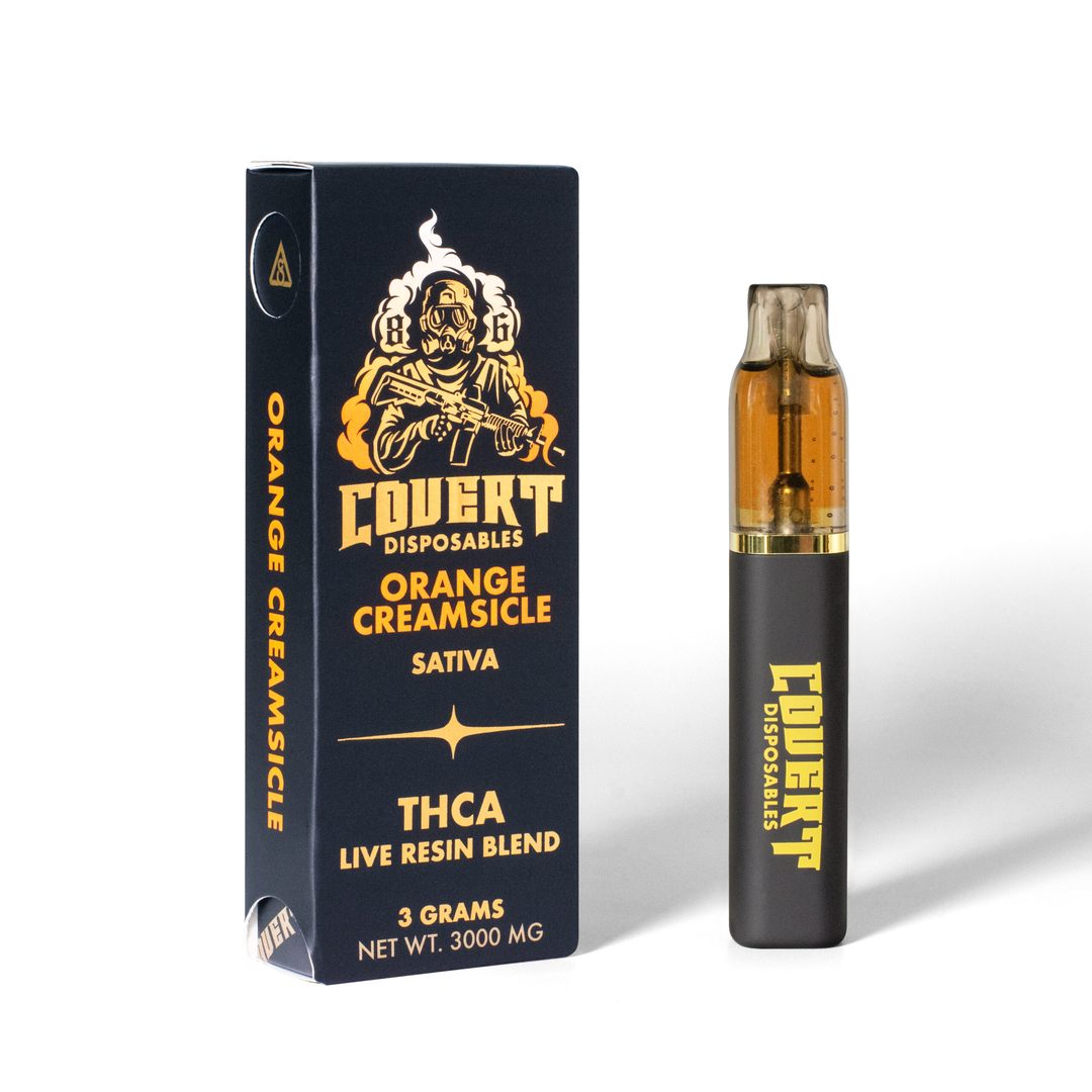 Covert THC-A Live Resin Disposable Vape | 3g
