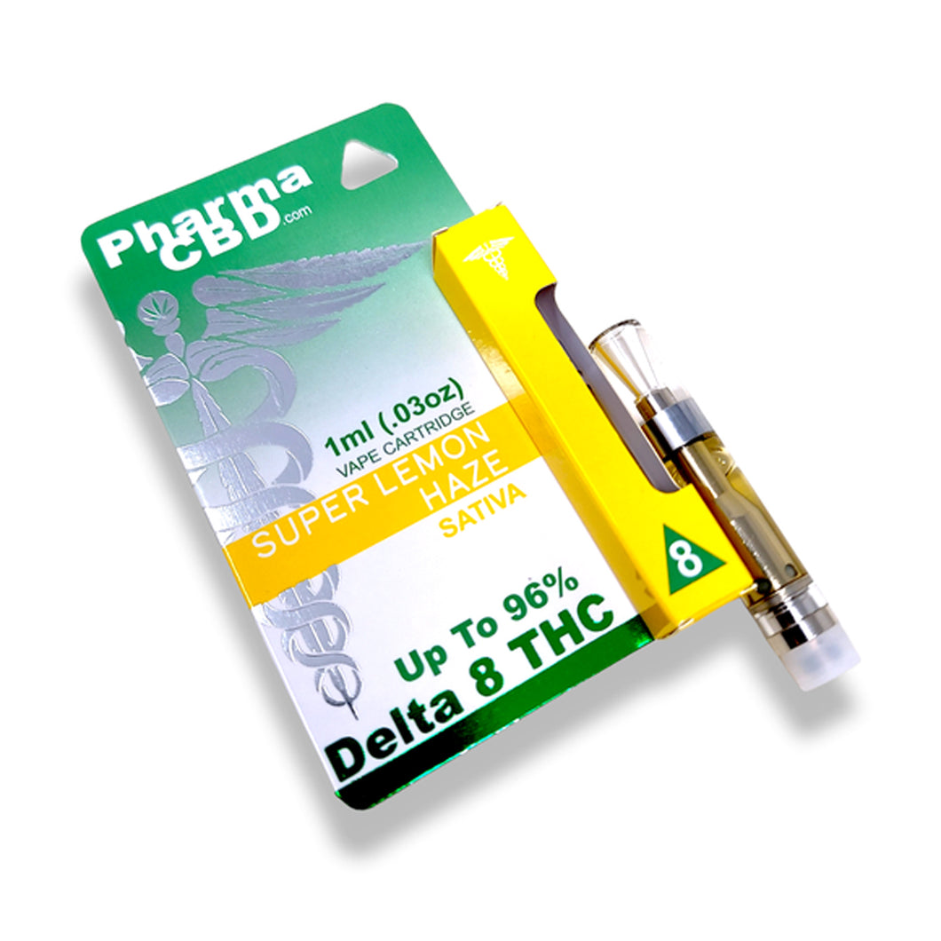 Pharma Delta 8 Vape Cartridge | 1ml - Super Lemon Haze