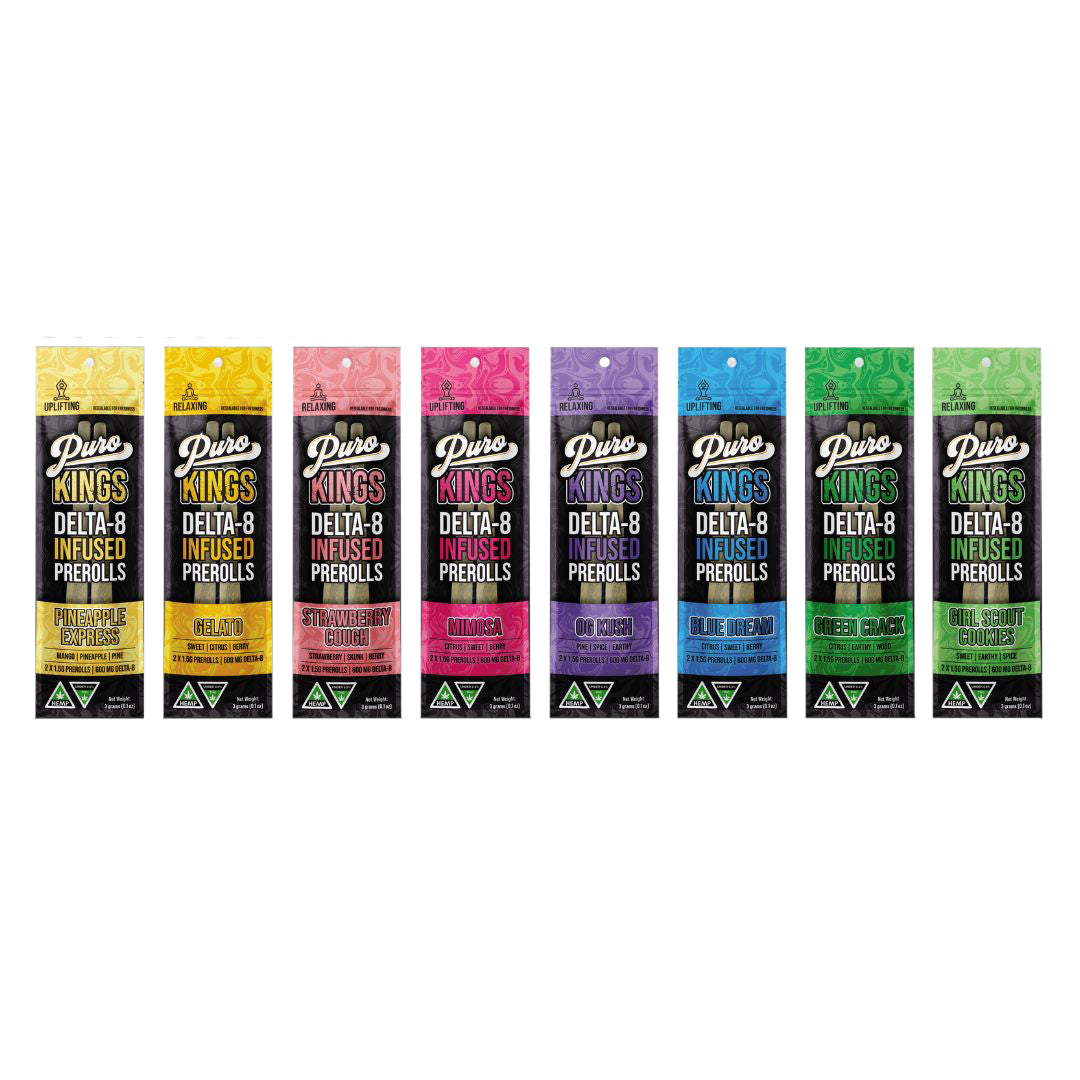 Puro Delta 8 Kings Pre Rolls 2pk – Ie Whse