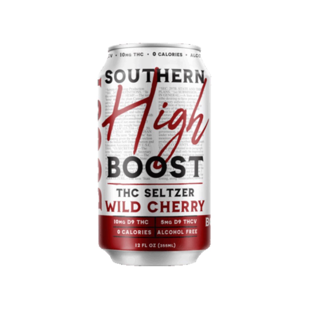 Southern High Boost Delta 9 + THC-V + Yerba Mate Seltzer | 15mg