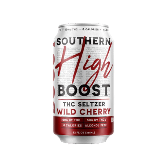Southern High Boost Delta 9 + THC-V + Yerba Mate Seltzer | 15mg