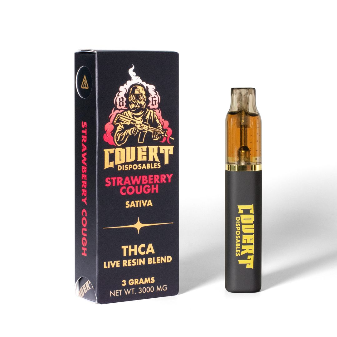 Covert THC-A Live Resin Disposable Vape | 3g