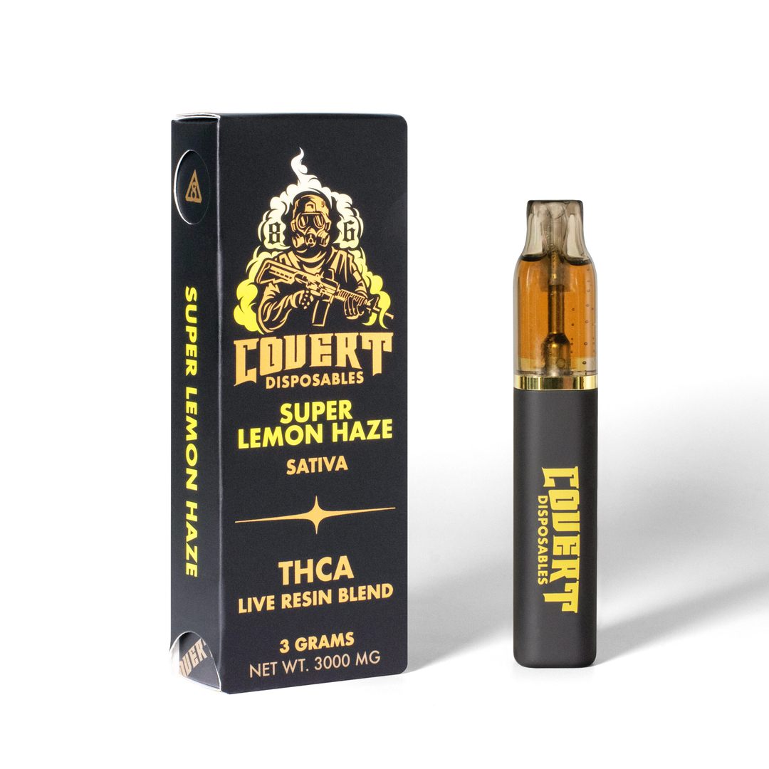 Covert THC-A Live Resin Disposable Vape | 3g