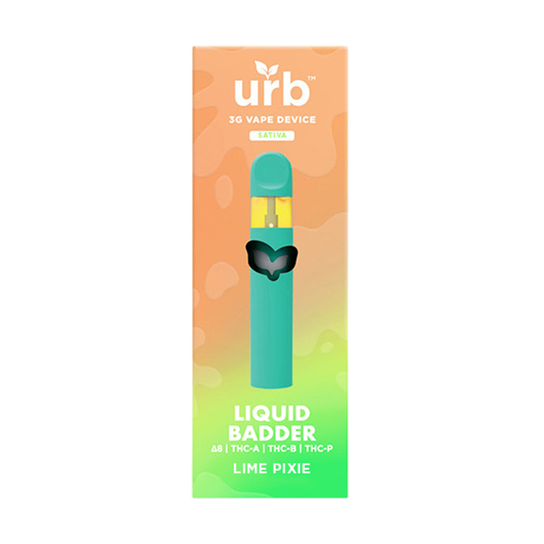 URB THC-A Liquid Badder Disposable Vape | 3g - Lime Pixie