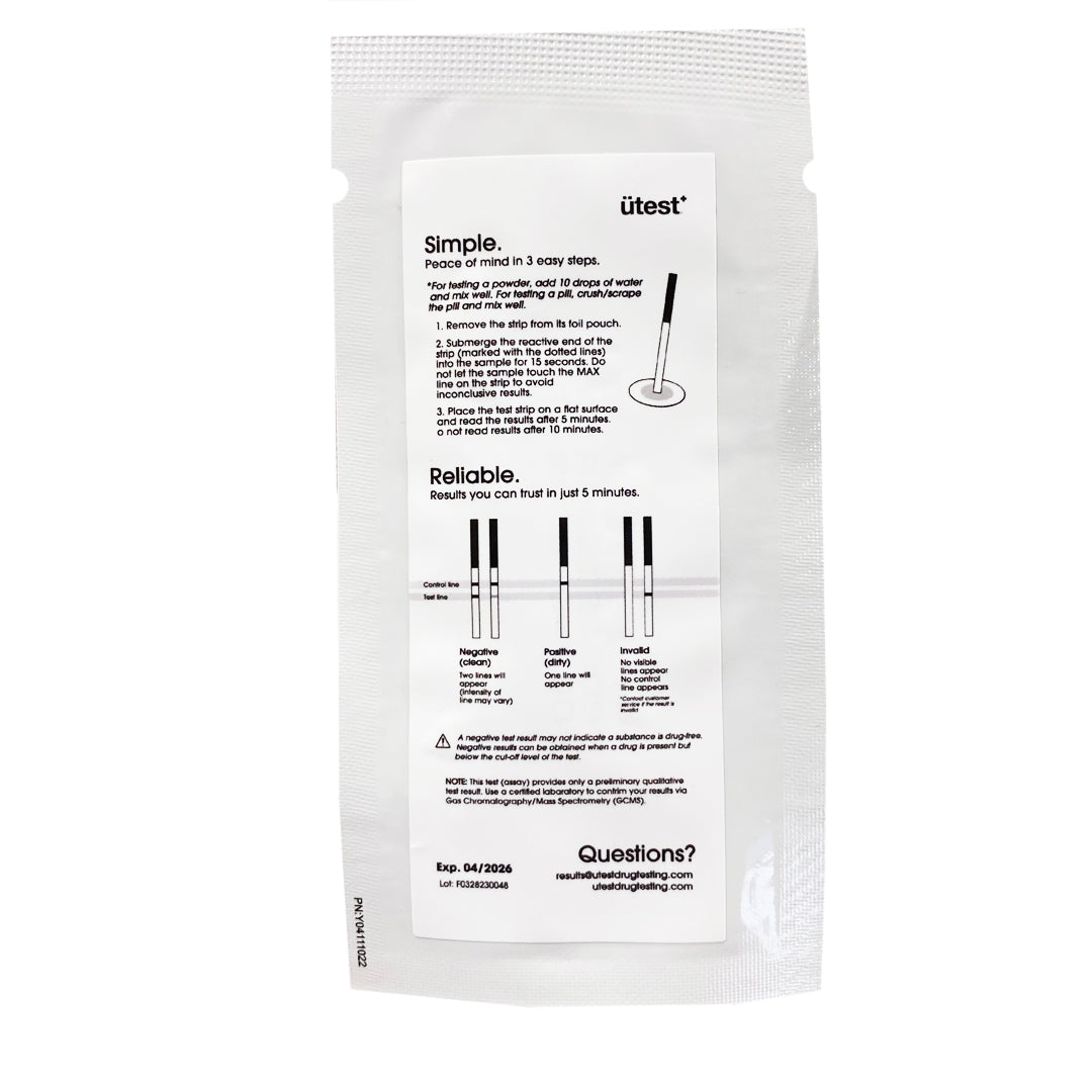 Utest Fentanyl 20 ng/ml Single Strip Test