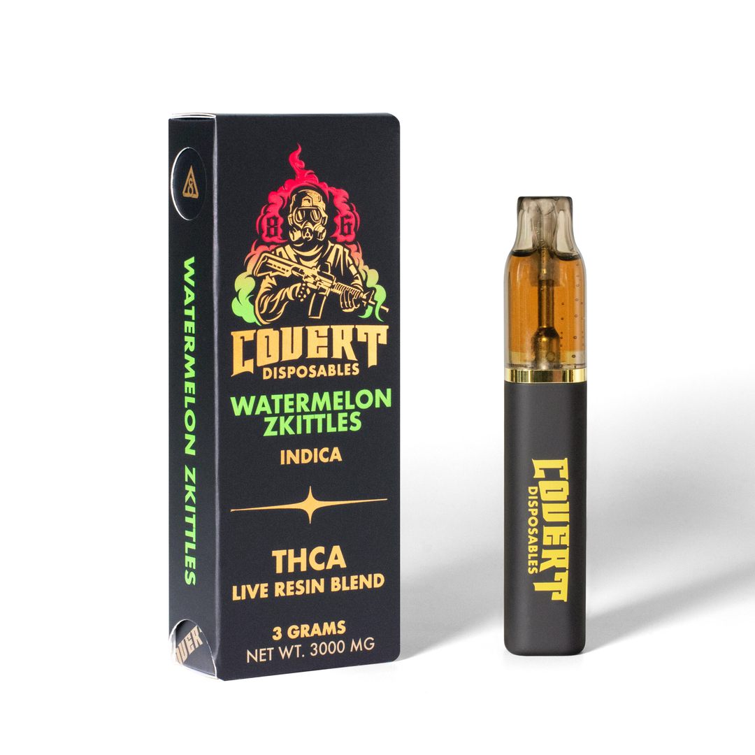 Covert THC-A Live Resin Disposable Vape | 3g