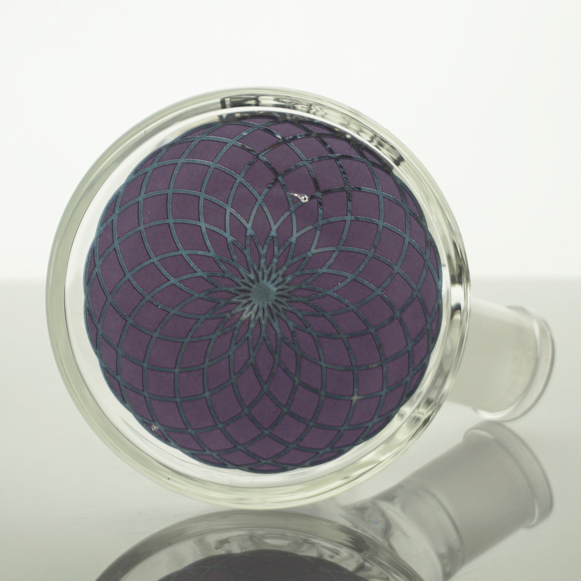 10" Nothing's Impossible Matrix Geo Water Pipe - Purple