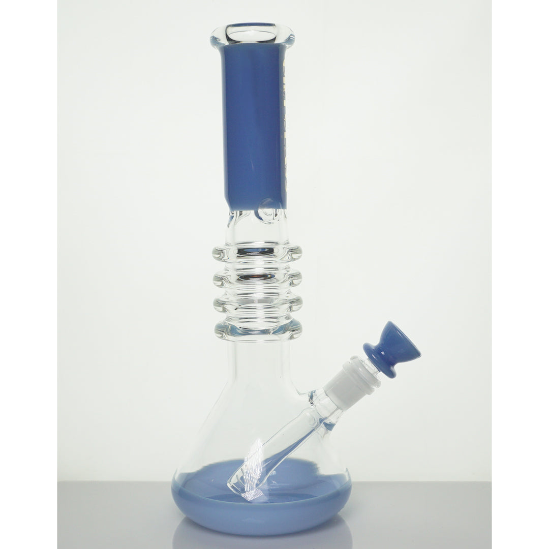 12" Gili Glass Ring Water Pipe - Light Blue