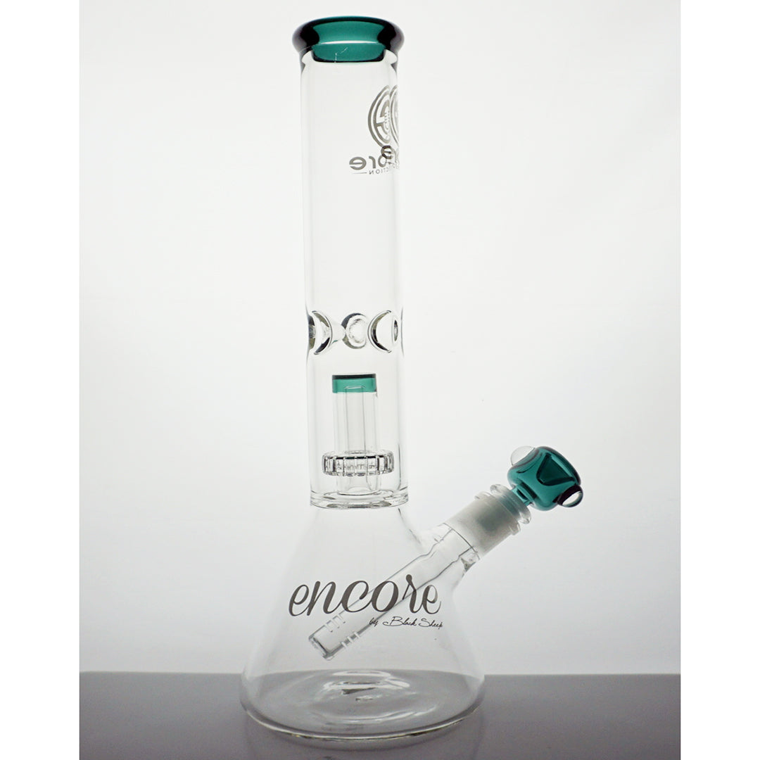 14" Encore Showerhead Water Pipe - Teal
