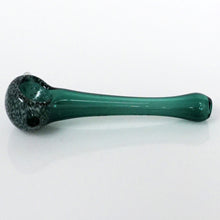 Load image into Gallery viewer, 3.75&quot; Rising Phoenix Frit Head Pipe - Teal
