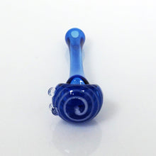 Load image into Gallery viewer, 3.75&quot; Rising Phoenix Swirl Head Pipe - Blue
