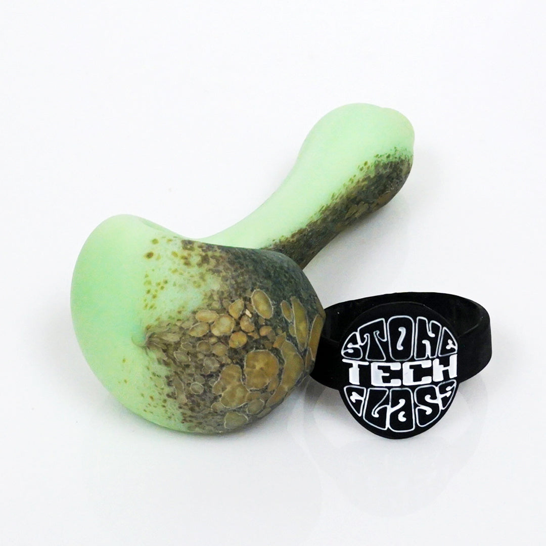4.25" Half & Half Sandblasted Pipe - Brown