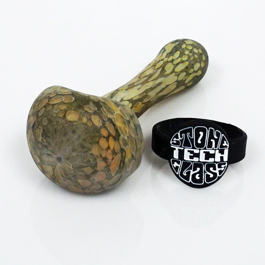 4.5" Stone Tech Pipe - Green