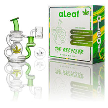 Load image into Gallery viewer, 5.5&quot; Aleaf Recycler Spinner Kit Rig - Green
