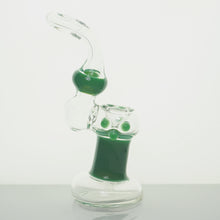 Load image into Gallery viewer, 7&quot; Slim Colored Bubbler Pipe - Green

