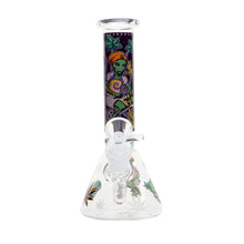 Load image into Gallery viewer, 8&quot; Glow-In-The-Dark Alien Water Pipe - Hippie
