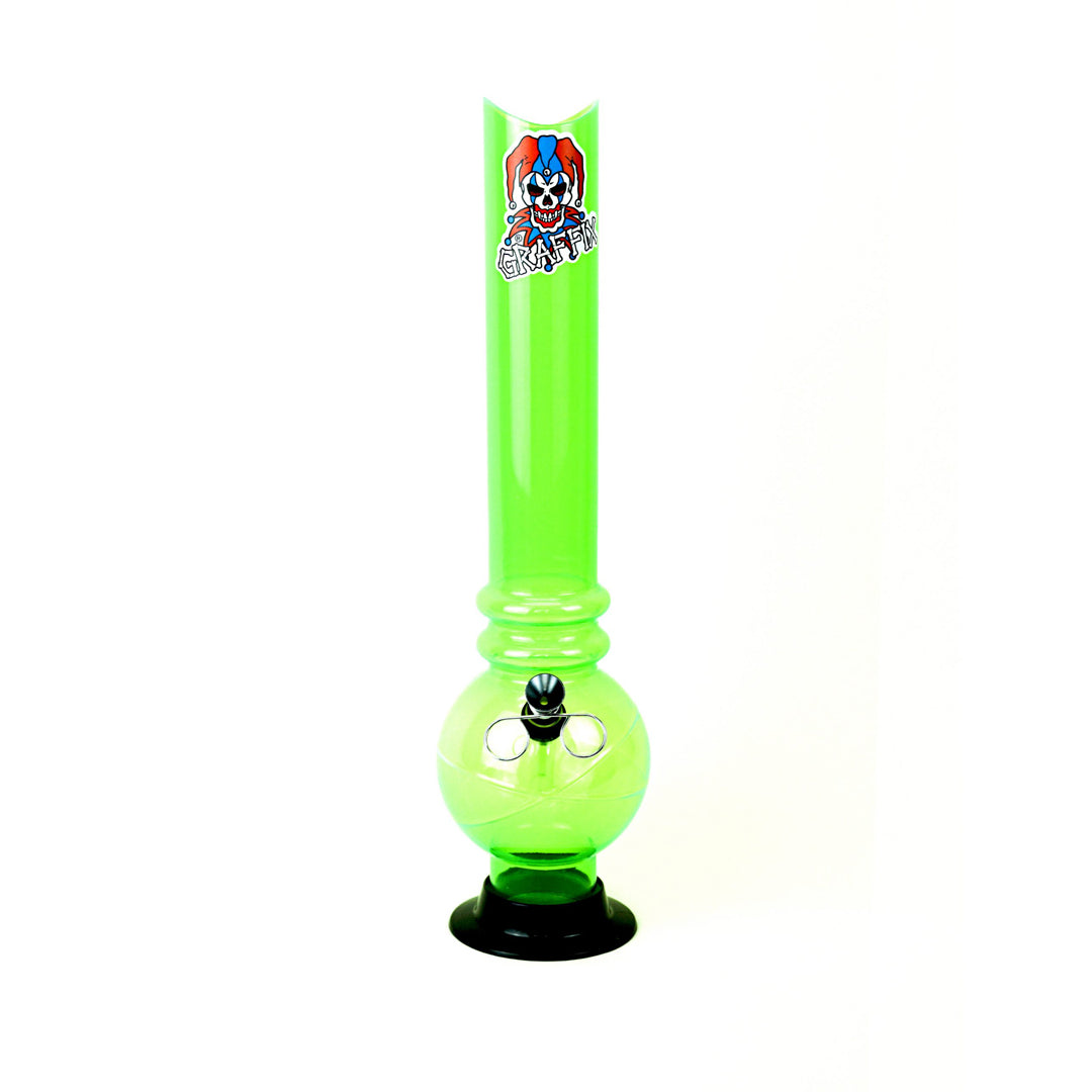 8" Graffix Bubble Skinny Water Pipe