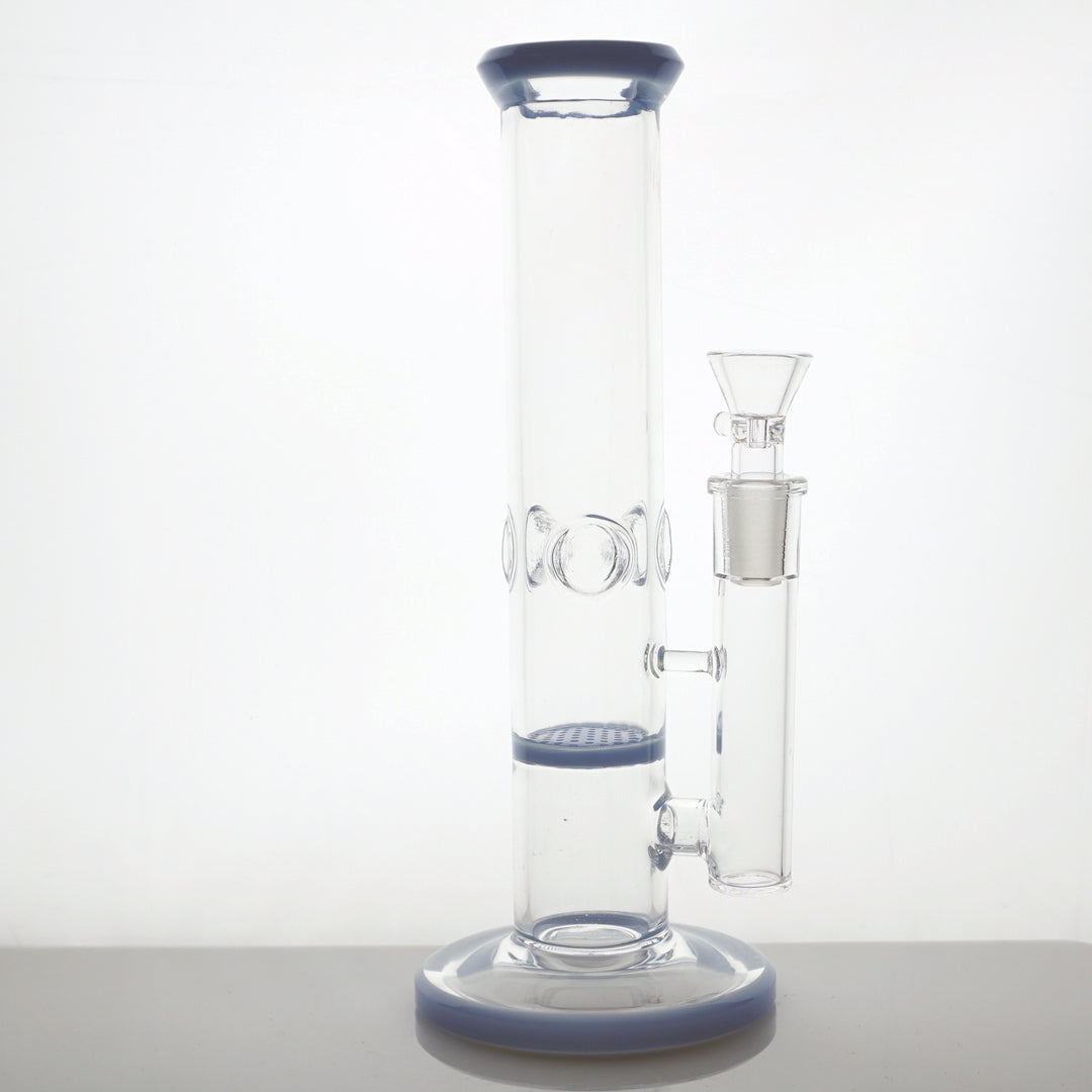 9" Colored Honeycomb Tube Water Pipe - Blue