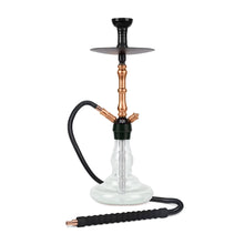 Load image into Gallery viewer, BYO 20&quot; Rip Glow-In-The-Dark Hookah - Gold
