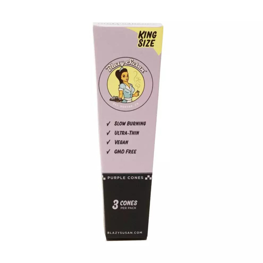 Blazy Susan Purple King Size Cones 3pk