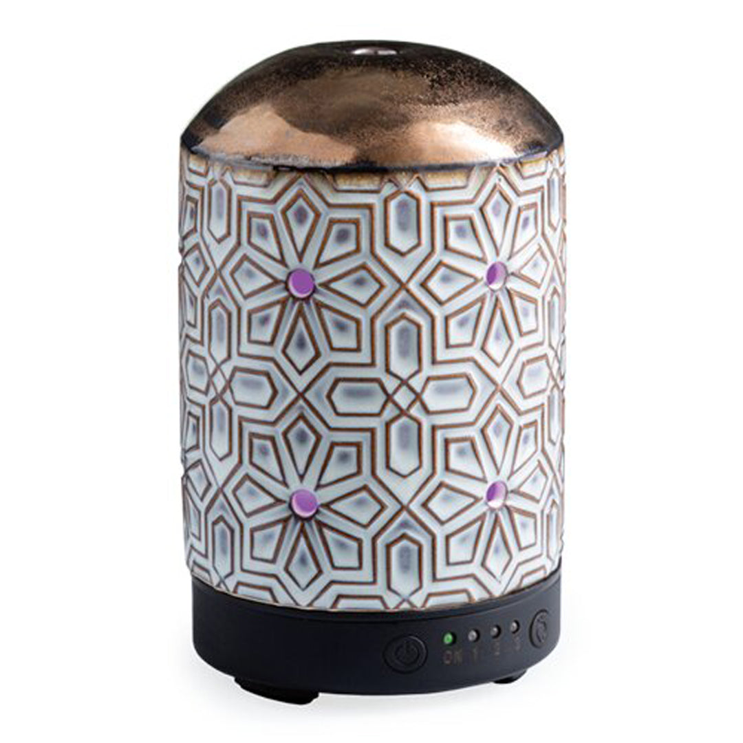 Bronze Geometric Timer Diffuser 100ml