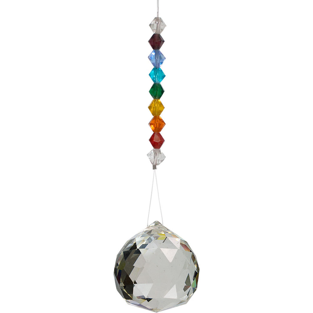 Chakra Hanging Crystal