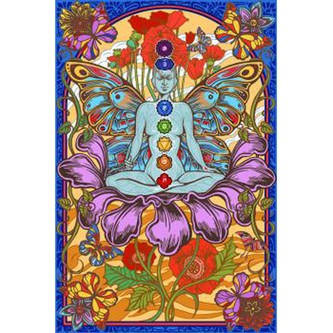 Chakra Lotus Tapestry