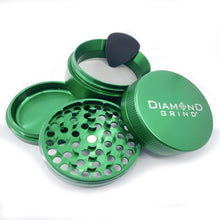 Load image into Gallery viewer, Diamond Grind 50mm 4pc Annodized Grinder - Green
