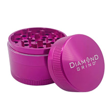 Load image into Gallery viewer, Diamond Grind 56mm 4pc Annodized Grinder - Pink
