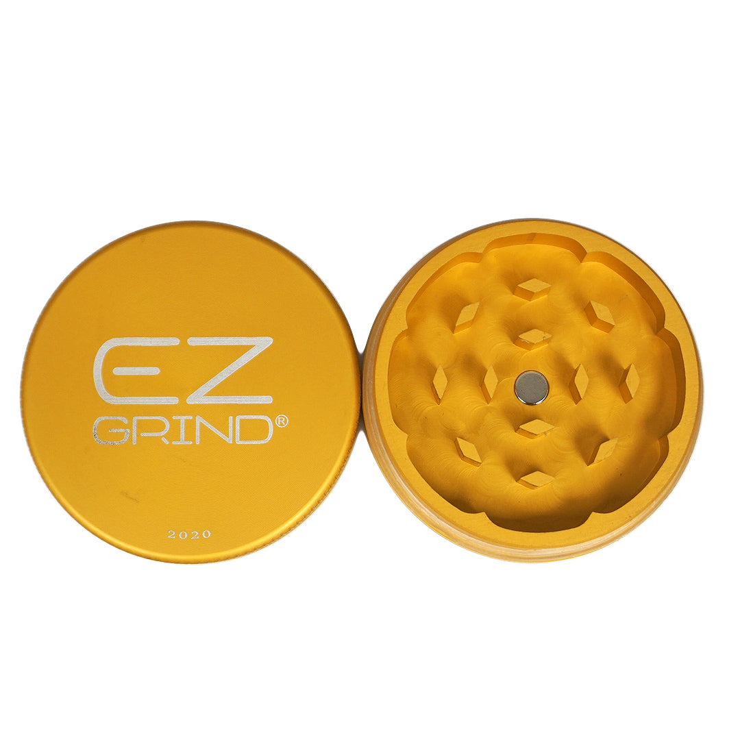 EZ Grind 50mm 2pc Matte Grinder - Gold